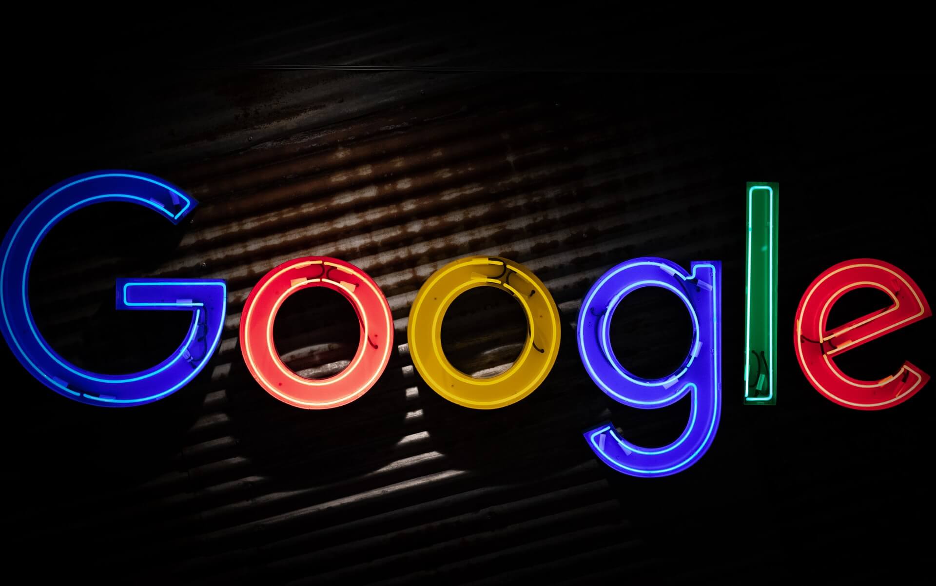 Foto met Google logo